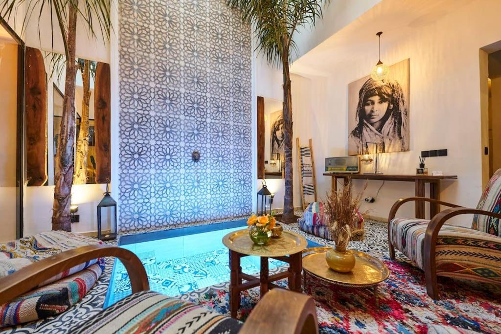Riad Miloud En Exclusivite 10 P Au Coeur De La Medina Marrakesh Exterior photo