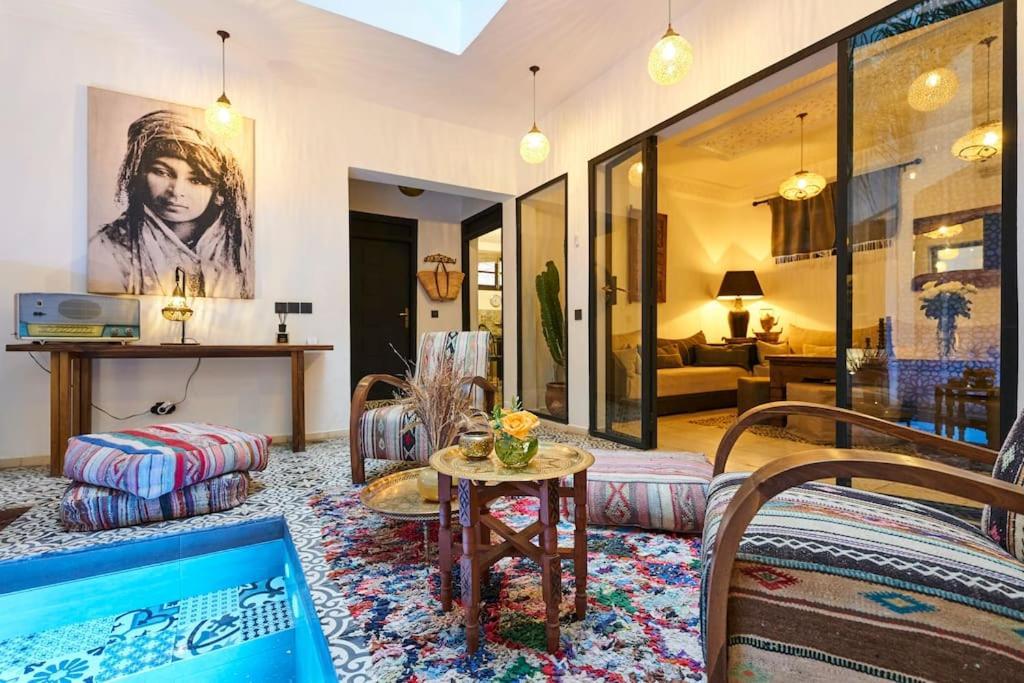 Riad Miloud En Exclusivite 10 P Au Coeur De La Medina Marrakesh Exterior photo